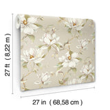 Garden Jewels Linen by Candice Olson Floral Wallpaper- York Designer Series DF3312