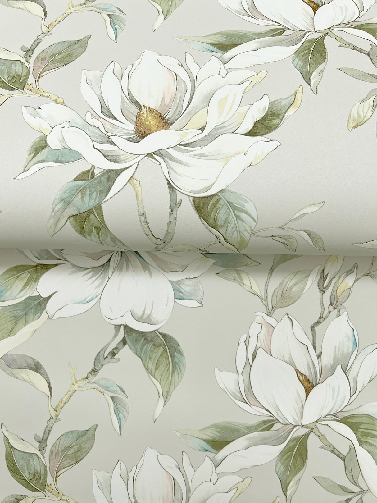 Garden Jewels Warm Grey by Candice Olson Floral Wallpaper – York Designer Series DF3314