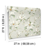 Garden Jewels Warm Grey by Candice Olson Floral Wallpaper – York Designer Series DF3314