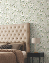 Garden Jewels Warm Grey by Candice Olson Floral Wallpaper – York Designer Series DF3314