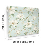 Garden Jewels Spa by Candice Olson Floral Wallpaper – York Designer Series DF3315