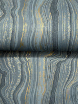 Mineral Shimmer Denim & Gold by Candice Olson Wallpaper – York Designer Series DF3321