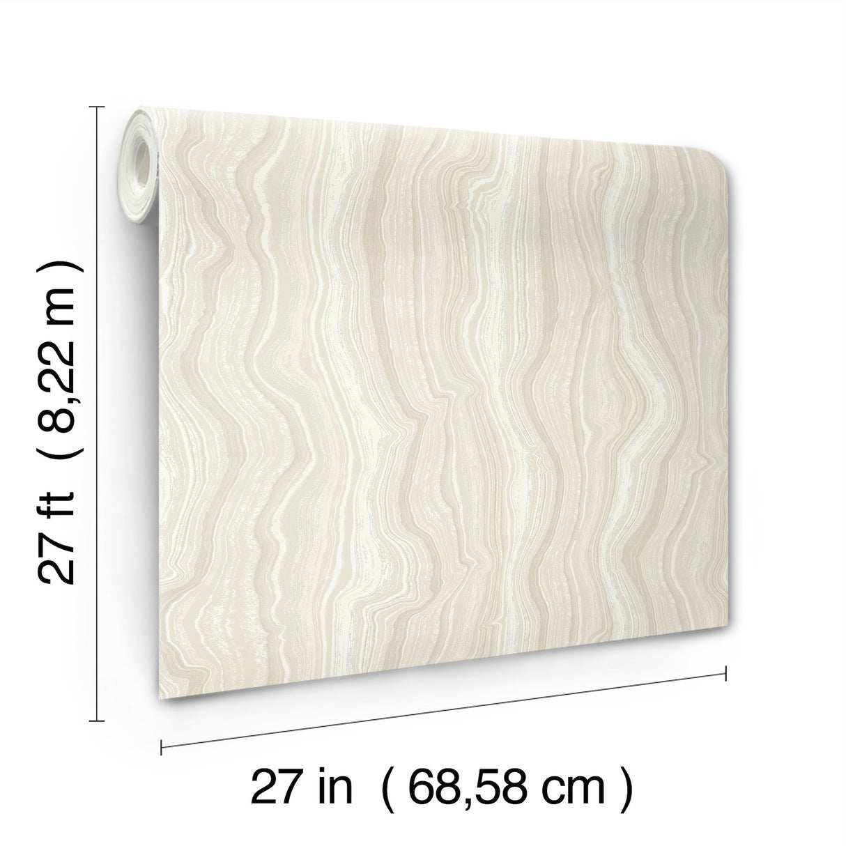 Mineral Shimmer White & Pearl by Candice Olson Non Woven Wallpaper – York Designer Series DF3322