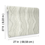 Mineral Shimmer Gray & Pearl by Candice Olson Non Woven Wallpaper – York Designer Series DF3323