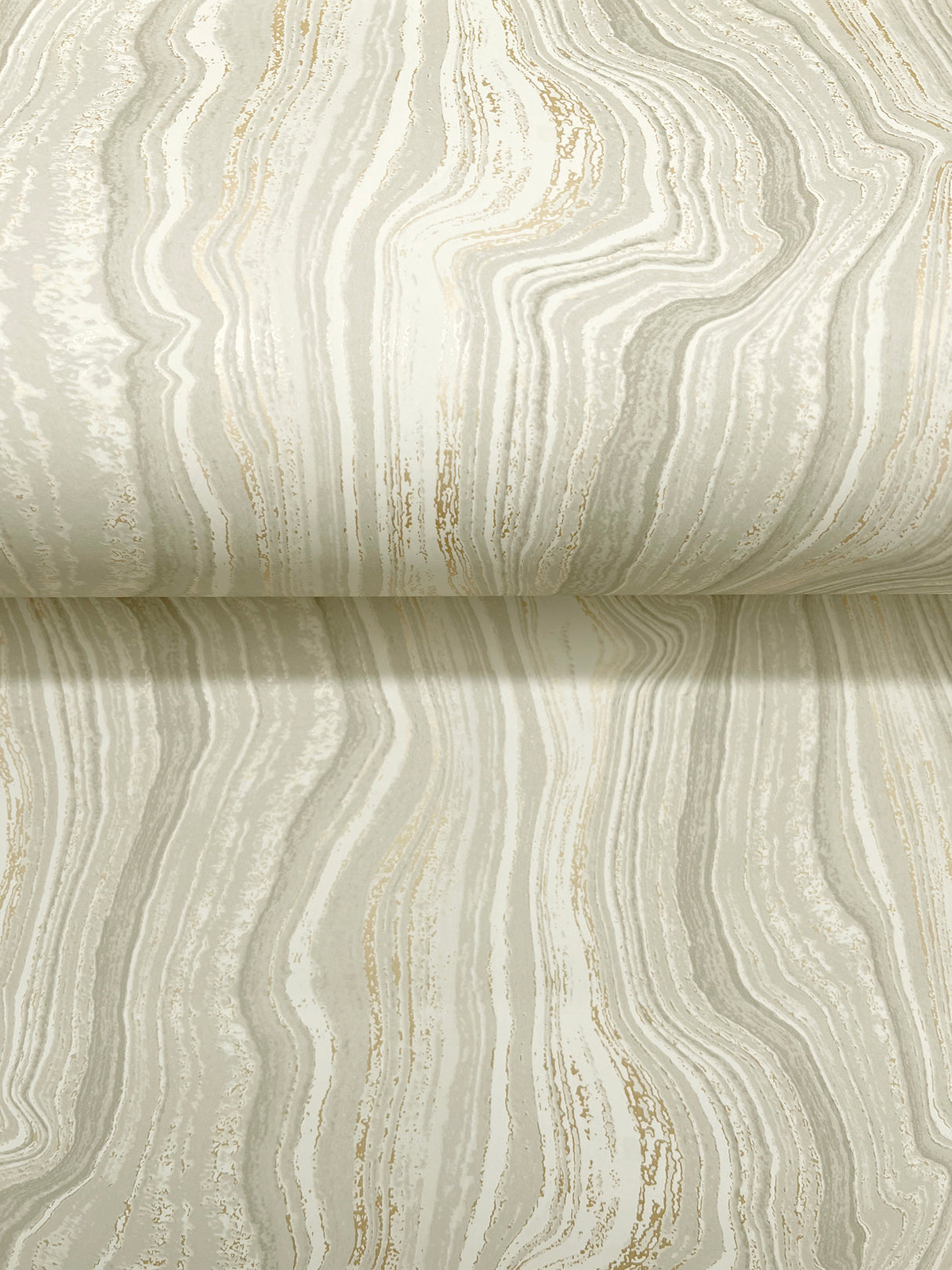 Mineral Shimmer Warm Neutral & Pearl by Candice Olson Geometric Metallic Wallpaper – York Designer Series DF3324