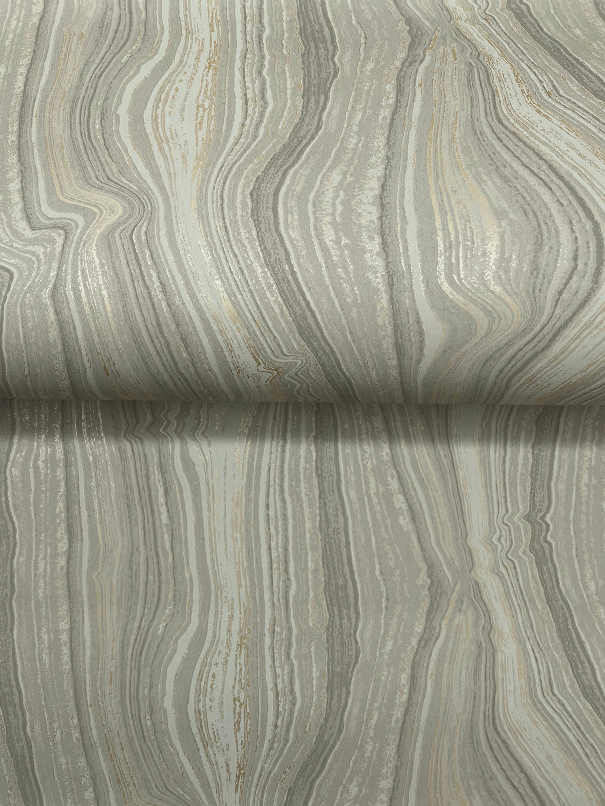 Mineral Shimmer Taupe & Pearl by Candice Olson Metallic Stone Stripe Wallpaper – York Designer Series DF3325