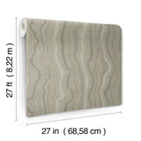 Mineral Shimmer Taupe & Pearl by Candice Olson Metallic Stone Stripe Wallpaper – York Designer Series DF3325