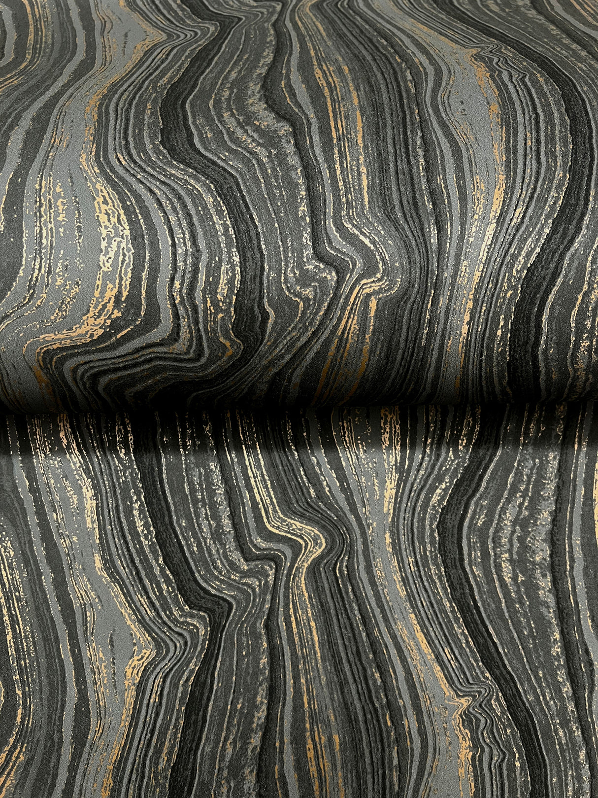 Mineral Shimmer Black & Gold by Candice Olson Wallpaper – York Designer Series DF3326
