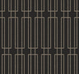 Candice Olson Terrace Black geometric wallpaper room scene