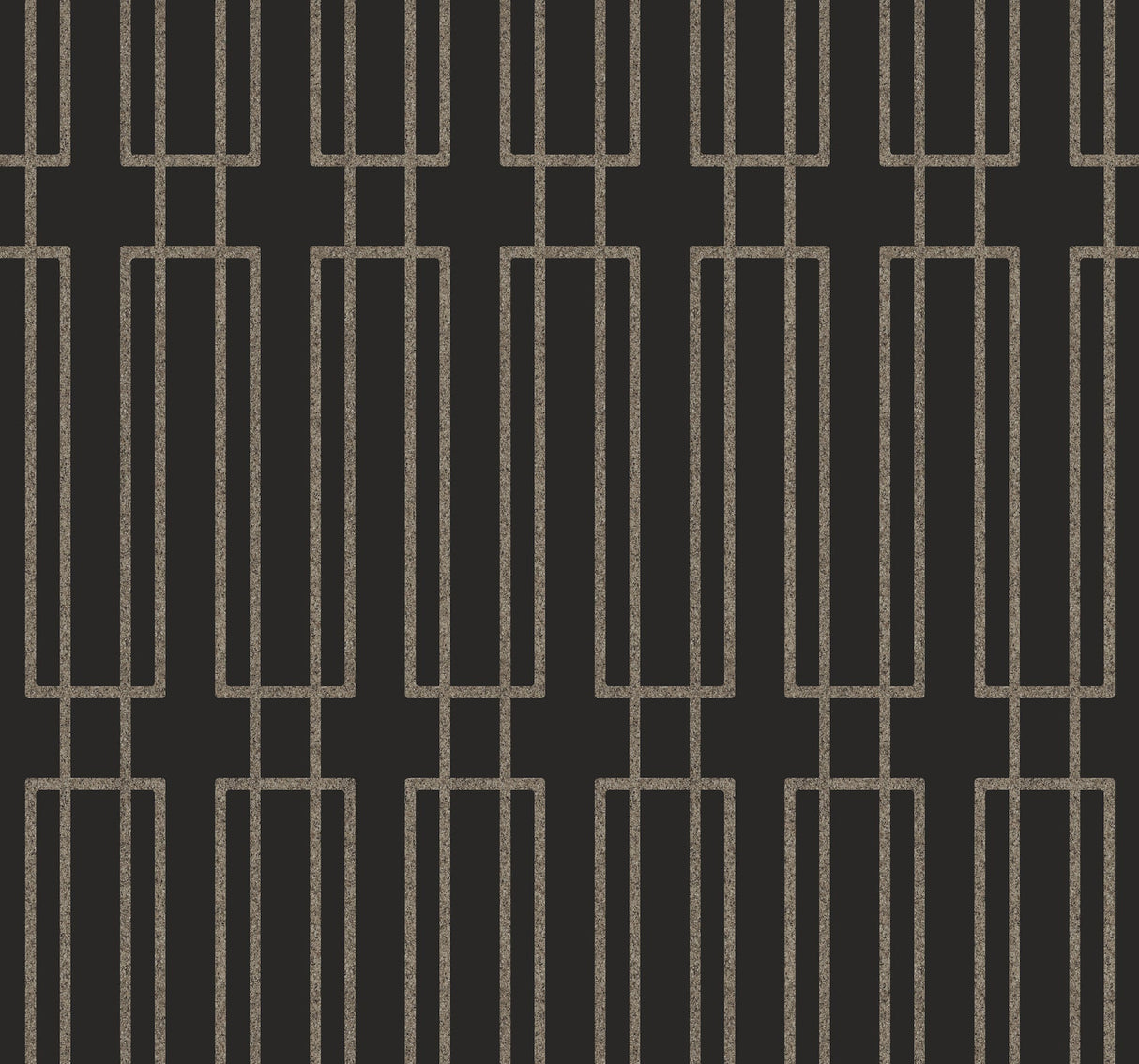 Candice Olson Terrace Black geometric wallpaper room scene