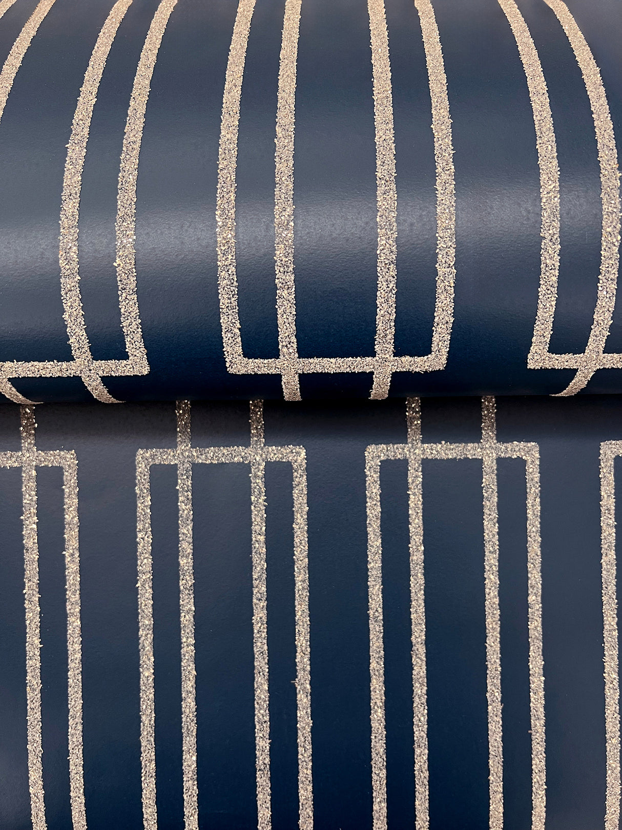 Terrace Navy by Candice Olson Geometric Wallpaper – York Designer Series DF3329