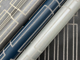 Terrace Navy by Candice Olson Geometric Wallpaper – York Designer Series DF3329