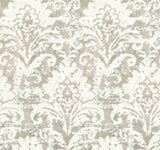 Candice Olson Velvet Crush Damask wallpaper in soft neutral & pearl with a gentle metallic shimmer