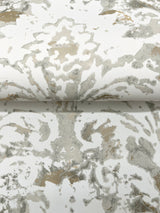 Velvet Crush Damask Soft Neutral & Pearl by Candice Olson Non Woven Wallpaper – York Designer Series DF3333