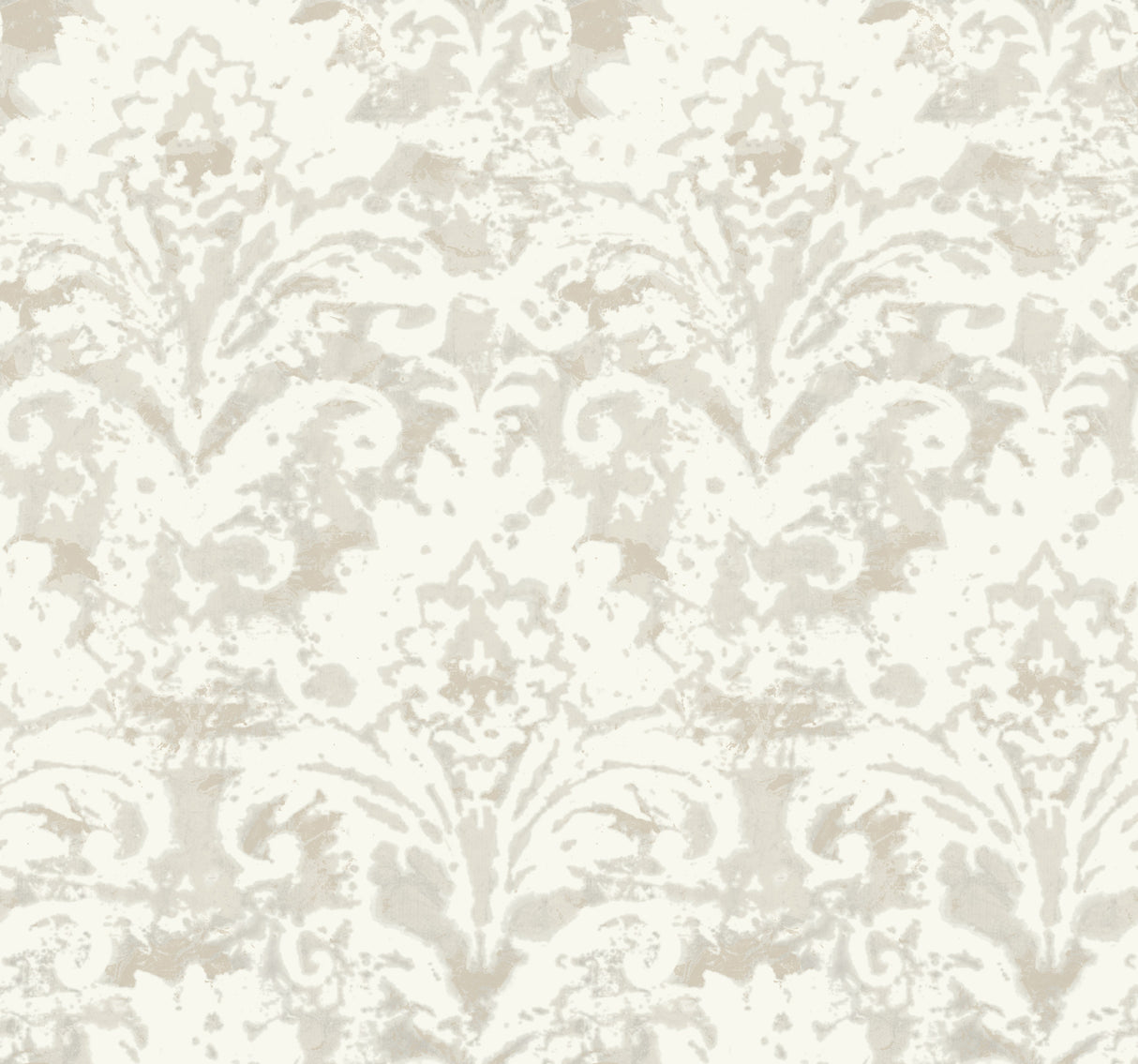 Velvet Crush Damask Cream & Pearl Wallpaper by Candice Olson - DF3334