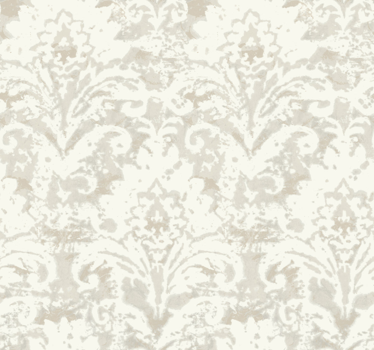 Velvet Crush Damask Cream & Pearl Wallpaper by Candice Olson - DF3334