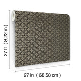 Uptown Glam Black & Gold by Candice Olson Glass Bead Glam Wallpaper – York Designer Series DF3336