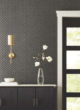 Uptown Glam Black & Gold by Candice Olson Glass Bead Glam Wallpaper – York Designer Series DF3336