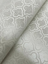 Uptown Glam Beige by Candice Olson Glass Bead Damask Wallpaper – York Designer Series DF3337