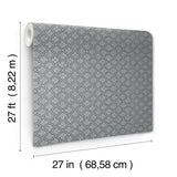 Uptown Glam Charcoal by Candice Olson Glass Bead Wallpaper- York Designer Series DF3338