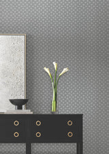 Uptown Glam Charcoal by Candice Olson Glass Bead Wallpaper- York Designer Series DF3338