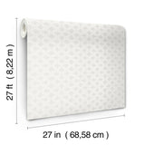 Uptown Glam White by Candice Olson Glass Bead Damask Wallpaper – York Designer Series DF3339