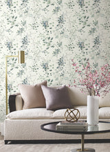 Spring Whispers Jade by Candice Olson Botanical Wallpaper – York Designer Series DF3341