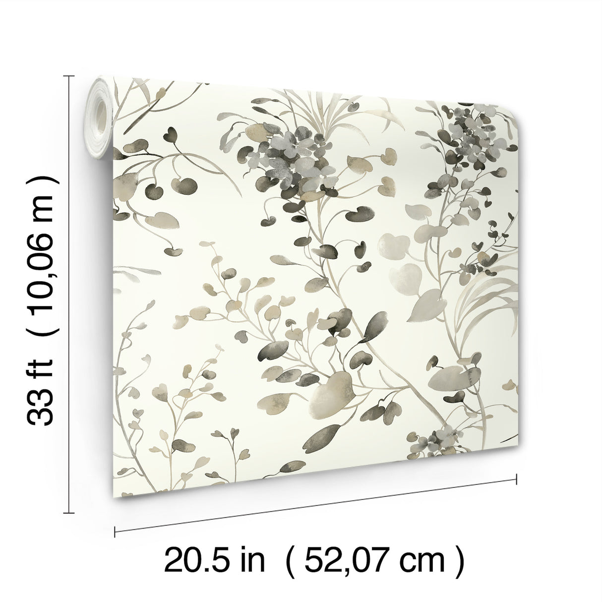 Spring Whispers Charcoal by Candice Olson Wallpaper – York Designer Series DF3342