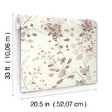 Spring Whispers Soft Blush by Candice Olson Botanical Wallpaper – York Designer Series DF3345
