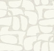 Craftsman Geometric White & Soft Grey Wallpaper by Candice Olson - DF3353