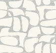 Candice Olson Craftsman Geometric White & Silver Wallpaper DF3356