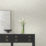 Flowing Light Grey by Candice Olson Textured Abstract Non Woven Wallpaper – York Designer Series DF3361