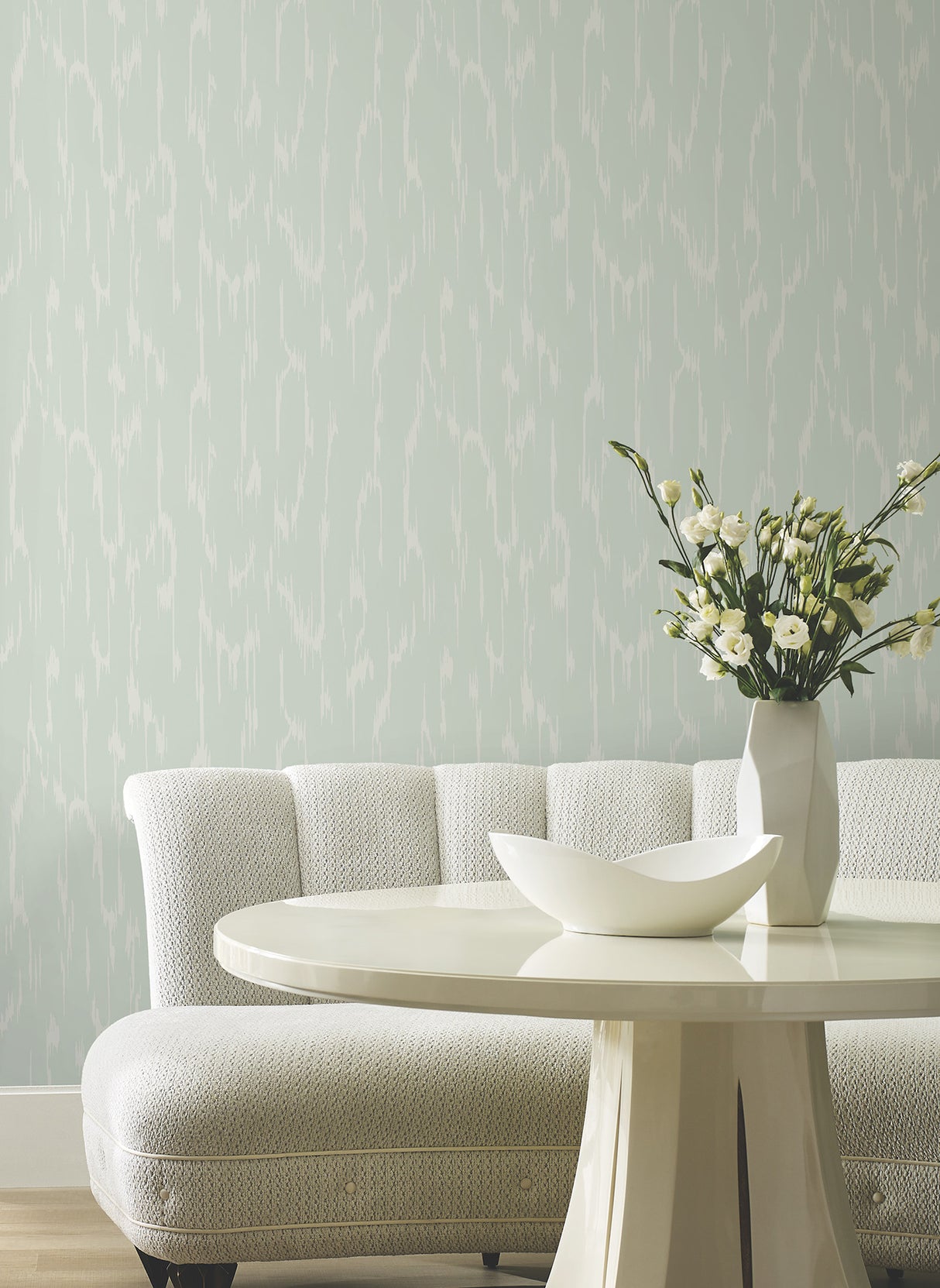 Flowing Ether Blue by Candice Olson Sculptured Finishes Wallpaper – York Designer Series DF3363