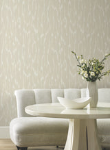 Flowing Taupe by Candice Olson Non Woven Paste the Wall Wallpaper – York Designer Series DF3364