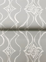 Pirouette Grey by Candice Olson Damask Wallpaper – York Designer Series DF3374