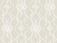 Candice Olson Pirouette Beige sketched damask wallpaper DF3375