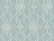 Pirouette Spa damask wallpaper by Candice Olson, DF3376