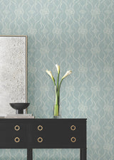 Pirouette Spa by Candice Olson Damask Wallpaper – York Designer Series DF3376