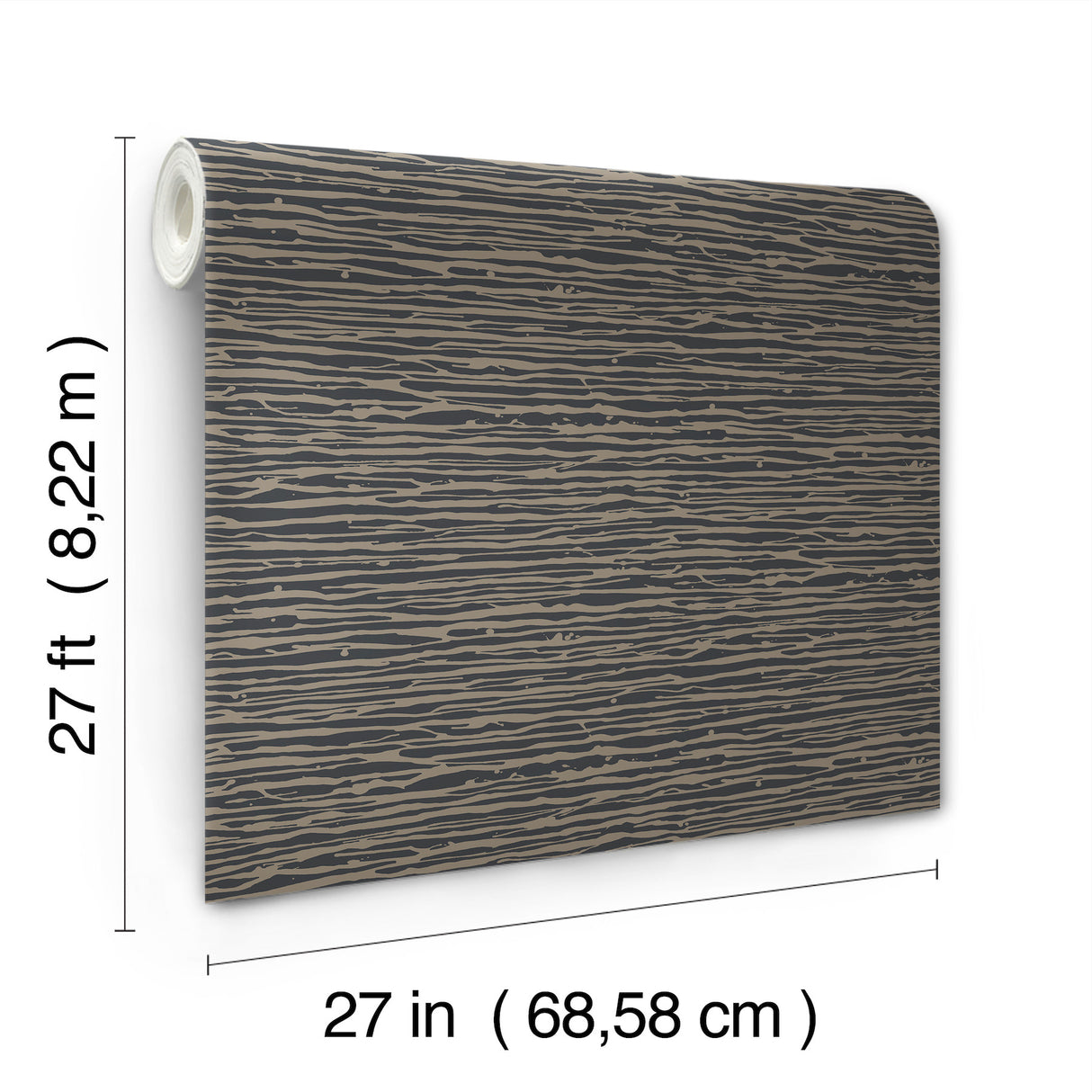 Horizons Charcoal by Candice Olson Textured Non Woven Wallpaper – York Designer Series DF3384