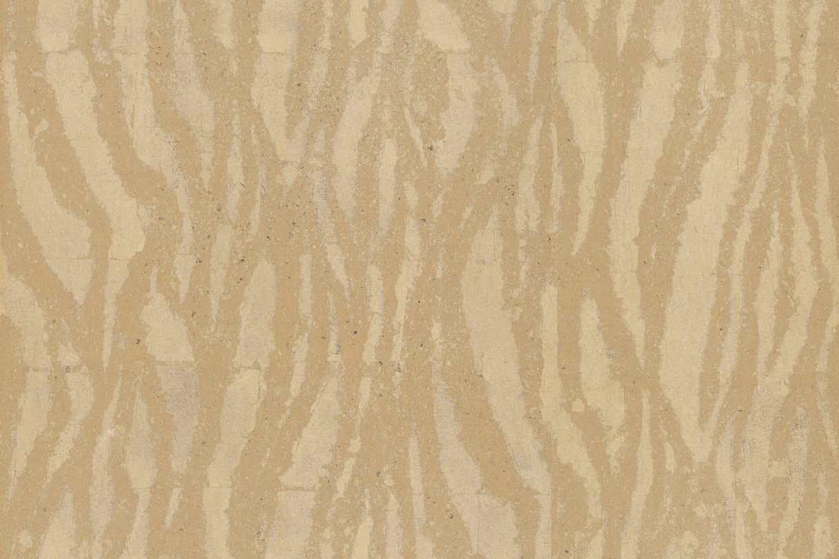 Candice Olson DF3391 Zebra Chic Antique Gold Wallpaper room scene