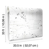 Star Wars: Galactic Battles Black & White Wallpaper with Classic Space Battle Motif - York DI0952