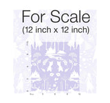 Disney Frozen 2 Nordic Purple Glitter Wallpaper with Nordic Silhouette Pattern - York DI1013