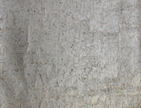 Cork Warm Silver Wallpaper with Metallic Textured Cork Pattern - York DL2963