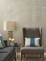 Cork Warm Silver Wallpaper with Metallic Textured Cork Pattern - York DL2963
