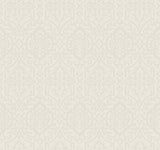 Cathedral Damask Taupe Wallpaper with Raised Filigree Pattern - York DM5034