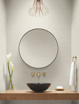 Cathedral Damask Taupe Wallpaper with Raised Filigree Pattern - York DM5034