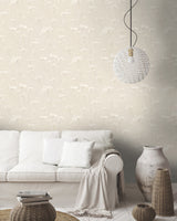 Enchanted Cream Wallpaper with Botanical Wildflower Motif - York DN3708