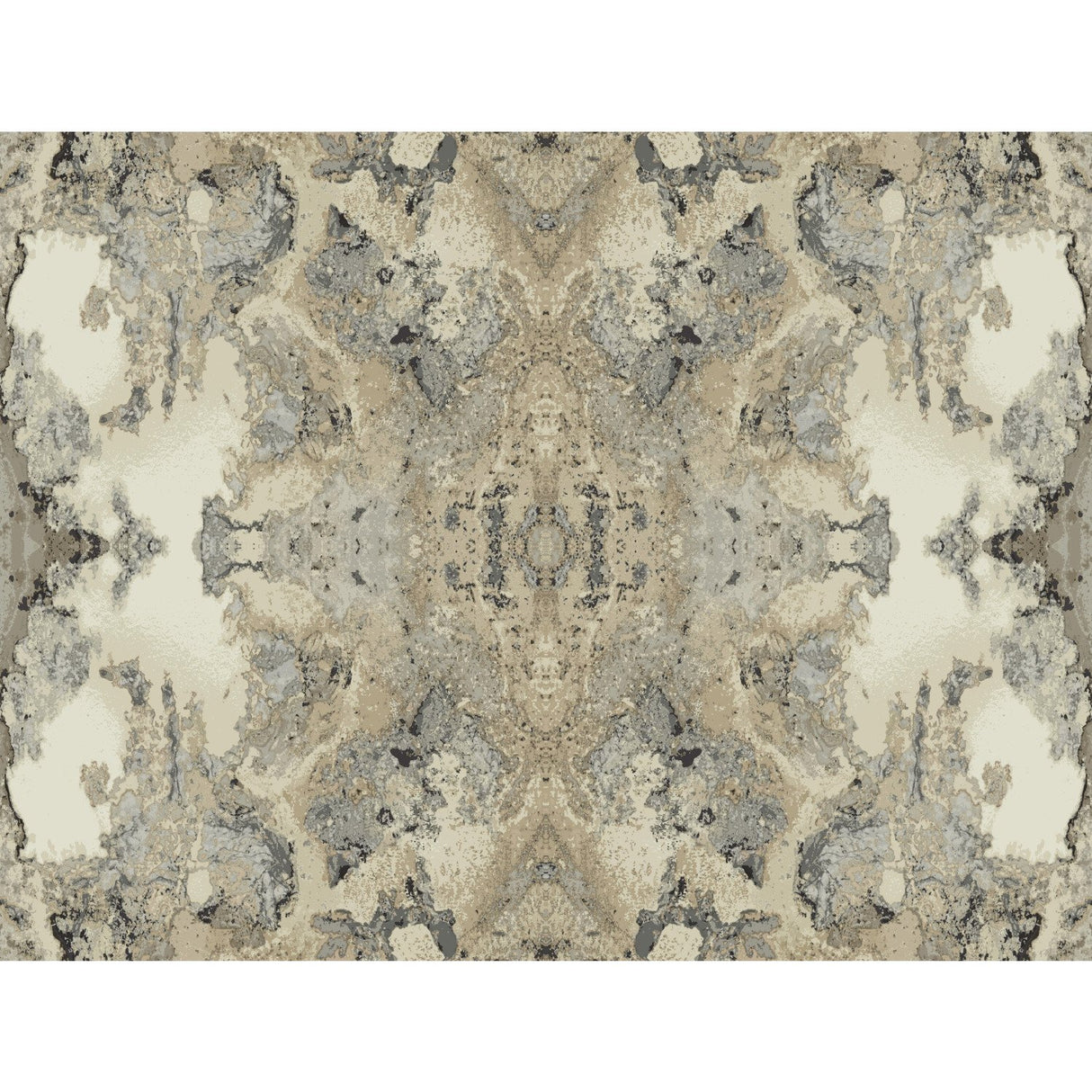 Inner Beauty Off White Wallpaper with Abstract Bohemian Motif - York DN3717