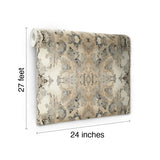 Inner Beauty Off White Wallpaper with Abstract Bohemian Motif - York DN3717