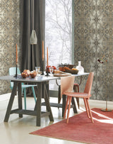 Inner Beauty Off White Wallpaper with Abstract Bohemian Motif - York DN3717